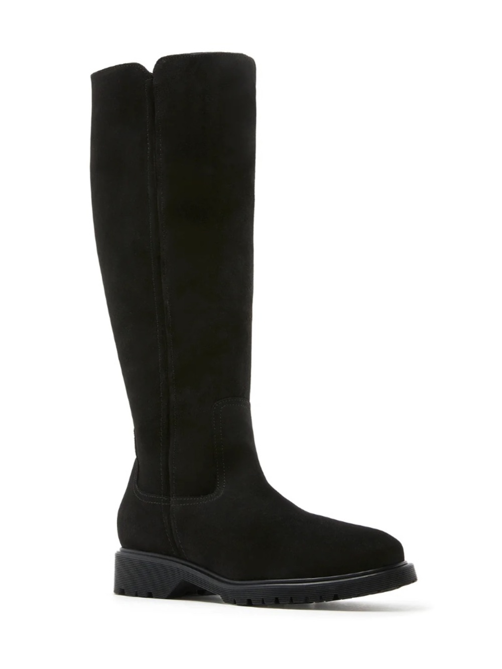 New La Canadienne Harry Shearling Lined Suede Knee High Boot Sz 9